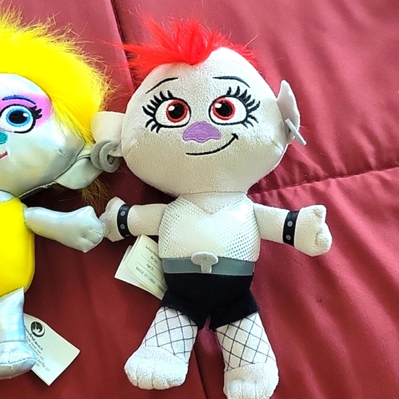 Set Of 3 Dreamworks Trolls from the World Tour Movie Poppy Plush 9" - Picture 6 of 8